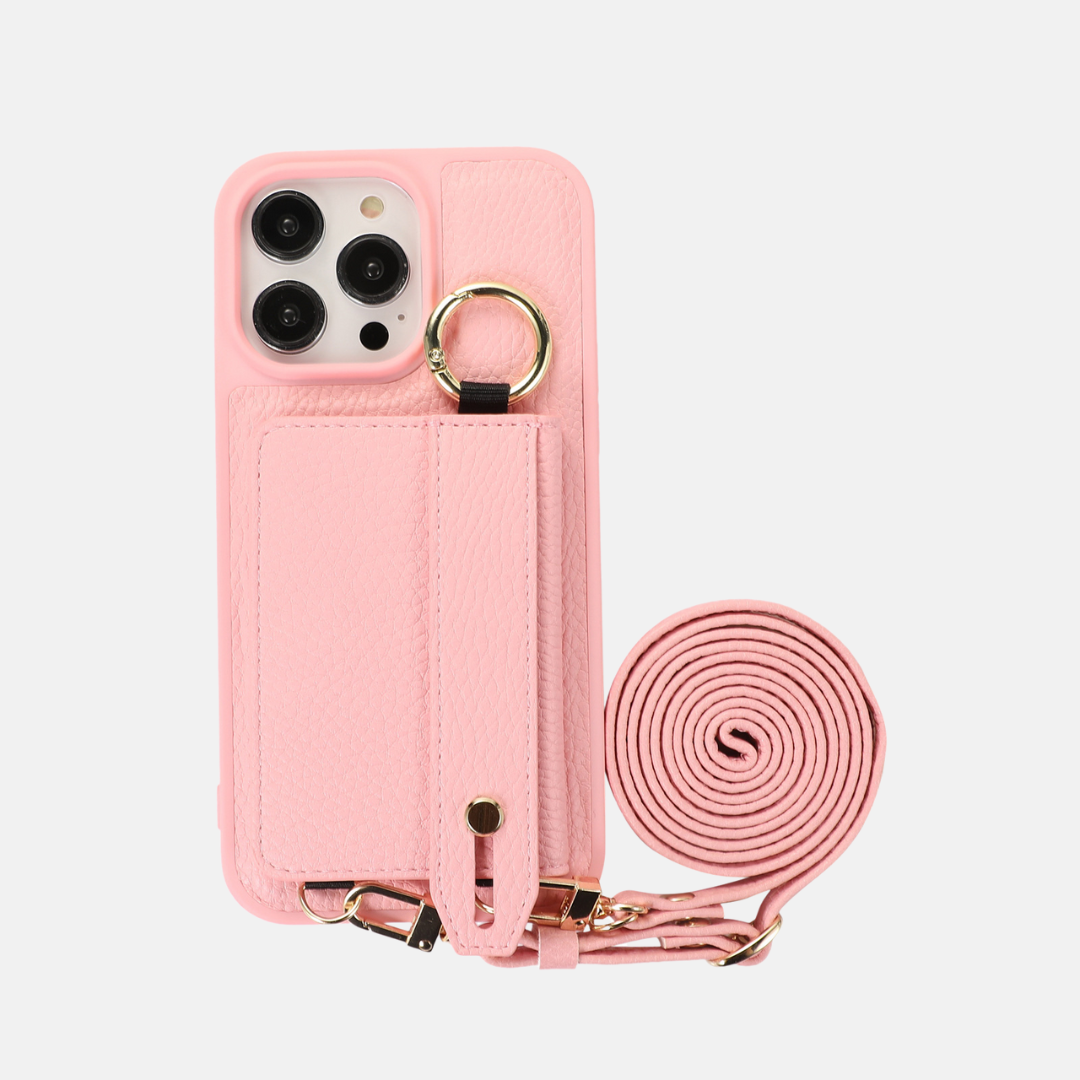 "Bella" | iPhone Crossbody Hülle mit Kartenfach