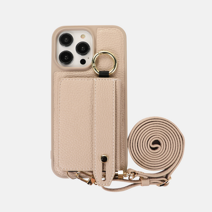 "Bella" | iPhone Crossbody Hülle mit Kartenfach